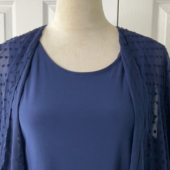 Studio One - Sandra Darren 75827 - Open Front Jacket Sheath Dress  Size S - Picture 12 of 15